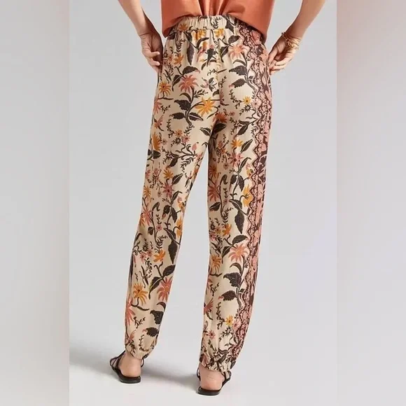 Anthropologie Smocked Balloon Leg Pants Size 2 - Picture 4 of 15